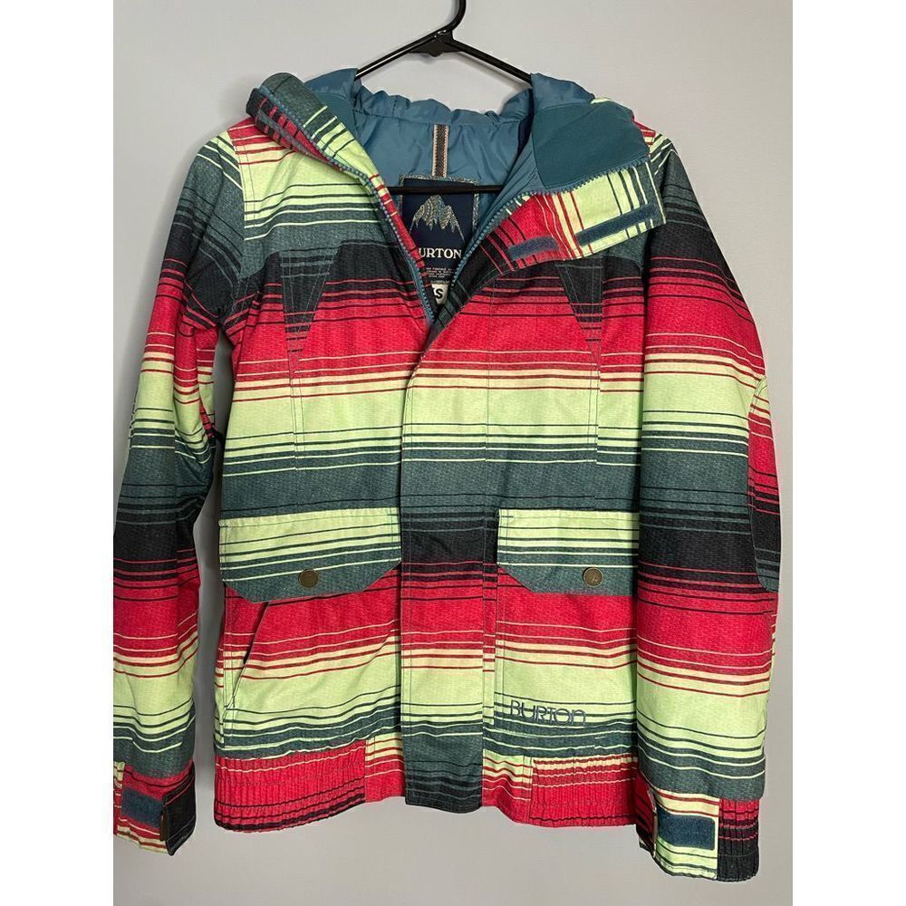 Burton Woman’s XS Mountain Dew Recycled Bottle Snowboard Jacket Dryride